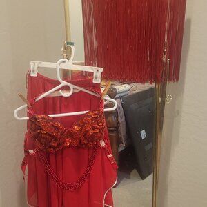 Pretty 3 piece belly dance costume